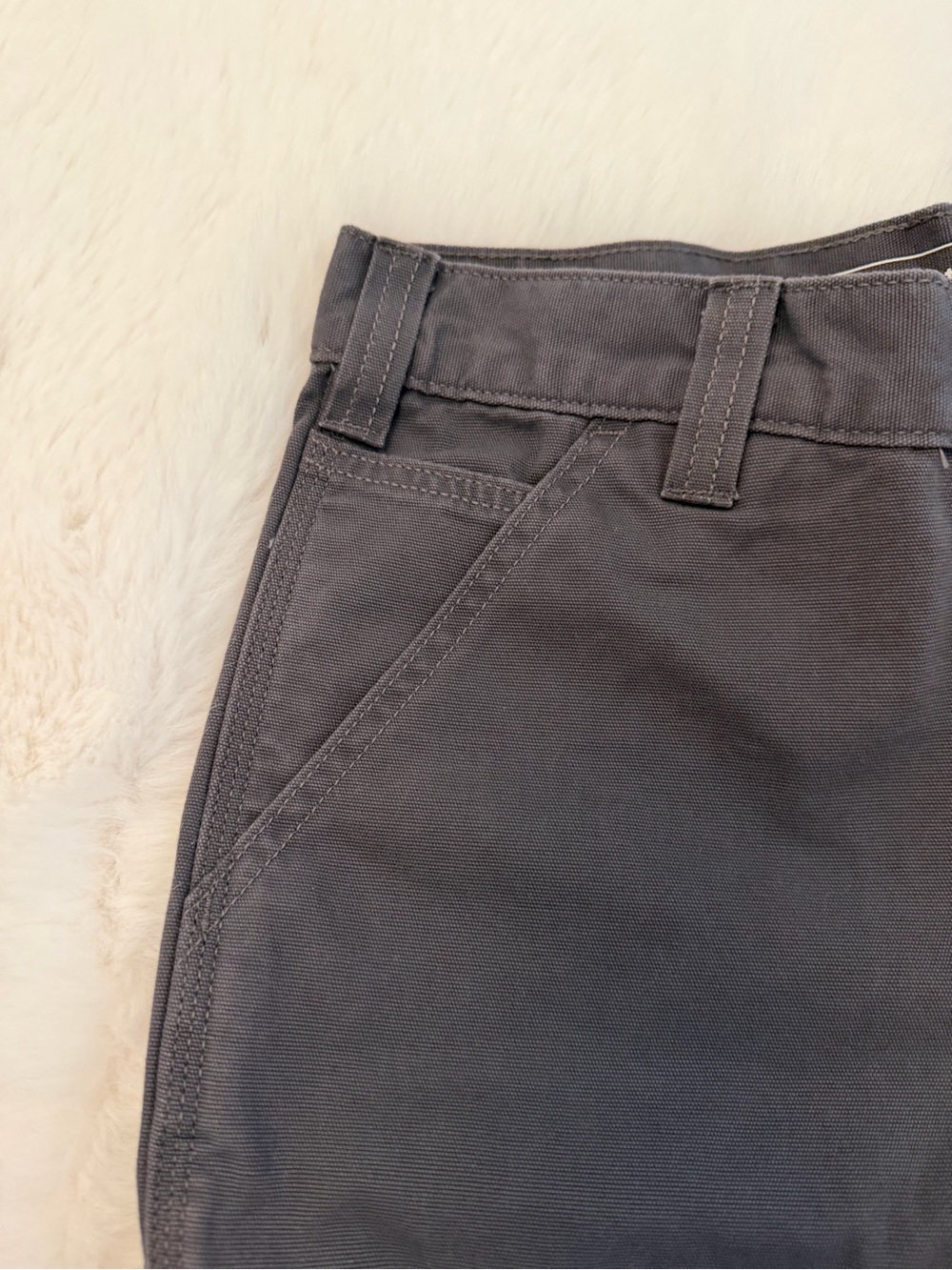 Carhartt Dark Gray Utility Relaxed Fit Men’s Rugged Flex Shorts - Picture 11 of 11